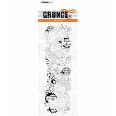 SL Clear Stamp Fish Grunge Collection 210x74mm nr.41