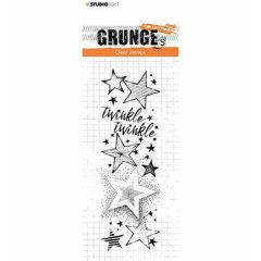 SL Clear Stamp Twinkle Twinkle Stars Grunge 52x148x3mm 1 PC nr.98