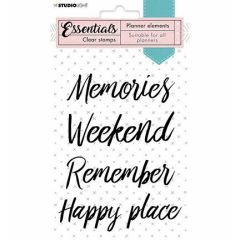 SL Clear StampText everyday Planner Essentials 105x148mm nr.07