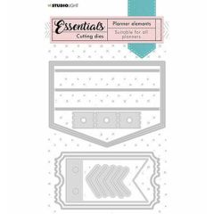 SL Cutting Die Label pocket Planner Essentials 107x132mm nr.09