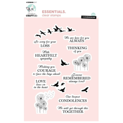Creative Craftlab • Essentials Clear Stamp Condolences - STAMP725 *