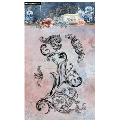 Studio Light • Frozen Flowers Clear Stamps Ornaments - STAMP771*