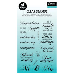 Studio Light • Essentials Clear stamps Wedding Day - STAMP790 *