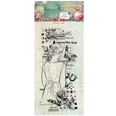 Studio Light • Jenine's Mindful Art Clear Stamps Sending You Love Lovely Lady - STAMP798 *