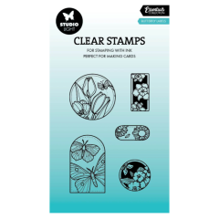 Butterfly Labels Essentials Clear Stamp SL-ES-STAMP812 *