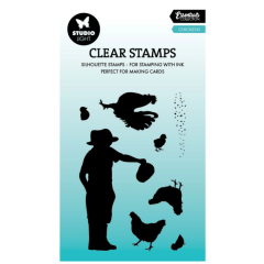 Studio Light • Essentials Clear Stamp Chickens (SL-ES-STAMP831) *