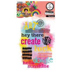 Studio Light • Art by Marlene Clear Stamp Bold words (ABM-25-STAMP867) *