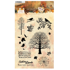 Studio Light • Jenine's Mindful Art Autumn In The Woods Clear Stamps Autumn-time has come (JMA-AW-STAMP875) *