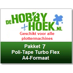 Starterspakket 7 - Poli-Tape Turbo Flex (A4 formaat) (Geschikt voor alle plottermachines)