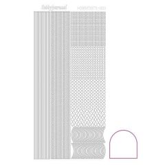 Hobbydots stickervel 001 - White (Adhesive)