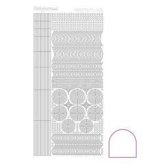Hobbydots stickervel 006 - White (Adhesive)