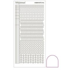 Hobbydots stickervel 016 - White (Adhesive)