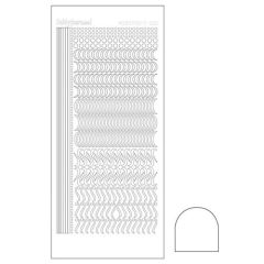 Hobbydots stickervel 020 - White (Adhesive)