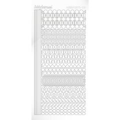 Hobbydots stickervel 021 - White (Adhesive)