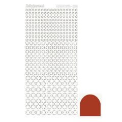 Hobbydots stickervel 008 - Christmas Red (Mirror)