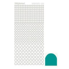 Hobbydots stickervel 008 - Emerald (Mirror)