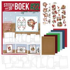 Stitch and Do boek A6 - 33 Red Christmas