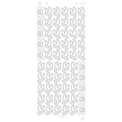 Wedding doves - Zilver