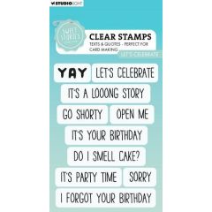 Studio Light Clear Stamp Let‘s celebrate Sweet Stories nr.661 SL-SS-STAMP661 102x74mm (117018/0801) *