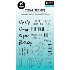 Studio Light Clear stamp Waterfall effect Essentials nr.635 SL-ES-STAMP635 93x139x3mm *