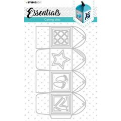 Studio Light Cutting Die Giftbox Essentials nr.393 STENCILSL393 111x204mm 