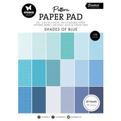 Studio Light Pattern paper pad Shades of blue Ess. nr.165 SL-ES-PPP165 148x210x8mm*