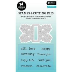 Studio Light Stamp & Cutting Die Essentials nr.65 SL-ES-SCD65 65x90mm*