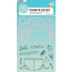 Studio Light Stamp & Cutting Die Party time Sweet Stories nr.79 SL-SS-SCD79 148x105mm (117018/0799) *