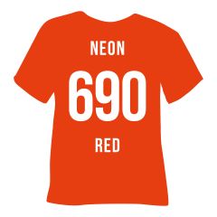 POLI-FLEX PREMIUM Flexfolie DIN A4 Neon-Red (690)