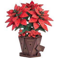 Robotime Kerstster (Poinsettia) (TF001)