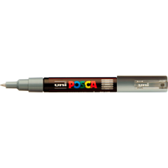 Uni Posca Verfmarker - lijndikte: 0,7 mm - PC-1MC - Grijs - 37
