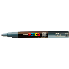 Uni Posca Verfmarker - lijndikte: 0,7 mm - PC-1MC - Leigrijs - 61