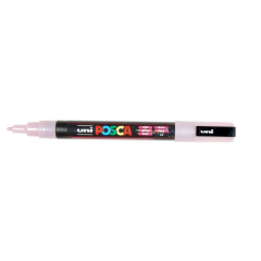 Uni Posca Verfmarker - lijndikte: 0,9-1,3 mm - PC-3M - Glitter Roze - 13