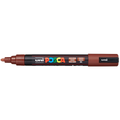 Uni Posca Verfmarker - lijndikte: 2,5 mm - PC-5M - Cacao - 84