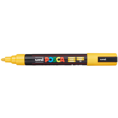 Uni Posca Verfmarker - lijndikte: 2,5 mm - PC-5M - Okergeel - 19