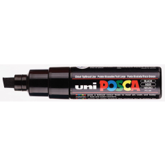 Uni Posca Verfmarker - lijndikte: 8mm - Zwart (24)